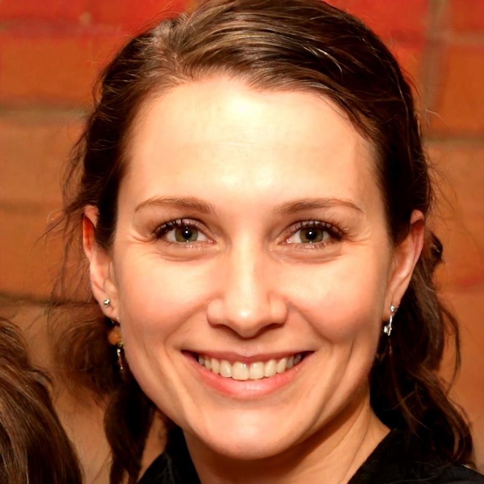 Annika Bergmann beim unterrichten